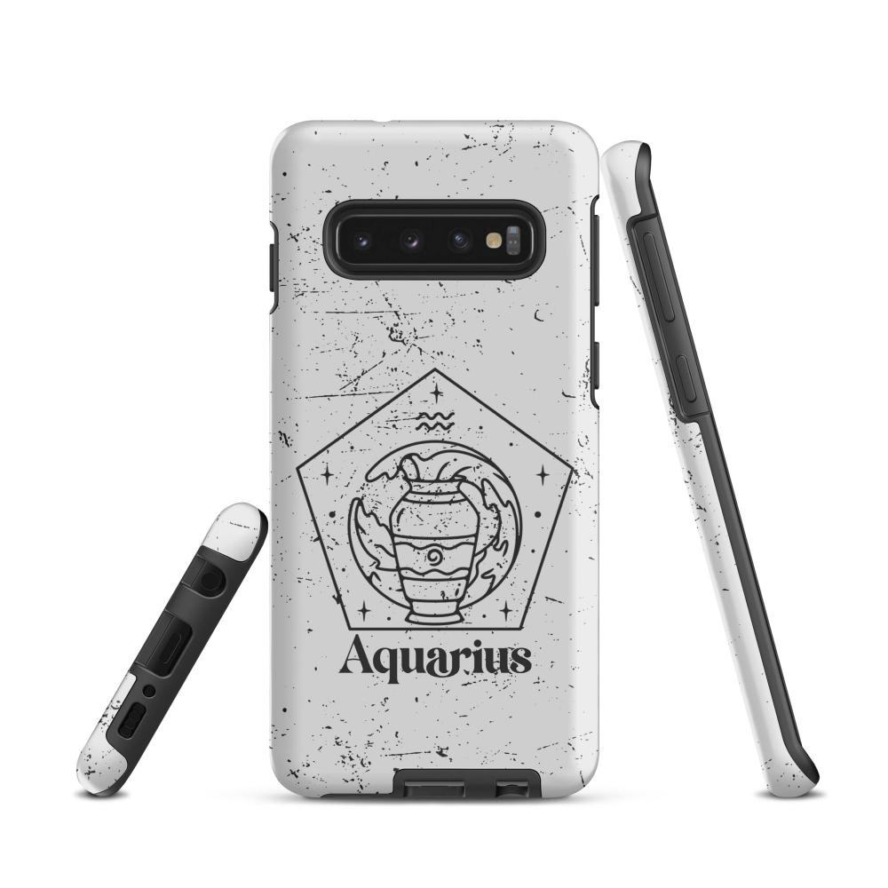 Aquarius Zodiac S10 Tough Case - Matte Finish - https://ascensionemporium.net